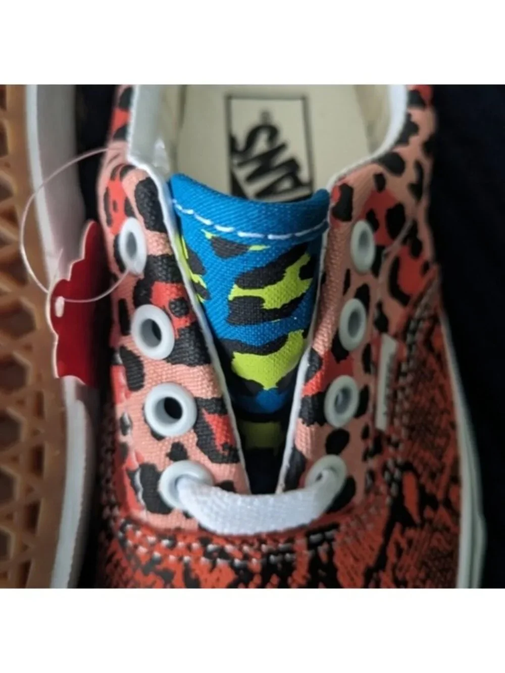 Vans Era Patchwork Leopard Snake Women 5.5 VNOA4BV401R Multicolor 0826